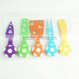 42198 5 Pieces Set Cheese Knives Steel Stainless Cheese Slicer Cheese Cutter thumbnail-2