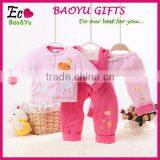 Warm Baby 3pcs Winter Clothes Baby Cute Home Wear Cotton Winter Clothing Sets thumbnail-1