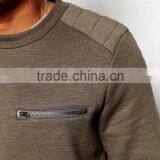 Sweat Shirt With Chest Zip thumbnail-3