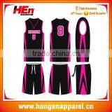 Hongen Apparel 2016 Latest Basketball Jersey Design Sublimation Basketball Jersey thumbnail-1
