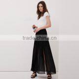 2014 New Arrival High Waist Pleated Long Chiffion Skirt thumbnail-1