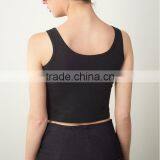 Custom Black Printed Girl Tank Tops Wholesale thumbnail-4
