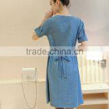 Zm10685a Korean Design Loose Big Size Ladies Maternity Dresses Wholesale Maternity Clothes thumbnail-3