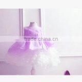 F10045A European Style Dress Pattern Girls Bowknot Party Dress thumbnail-3