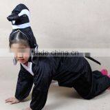 Kids Fall Boutique Clothes Cartoon Animals Costumes Cosplay Jumpsuit Rabbit Mouse Leopard Cat Halloween Clothing for Boy Girl thumbnail-4