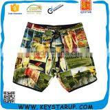 2018 Men's Beach Pants Quick-drying Breathable Printing Boardshorts thumbnail-1