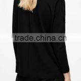 Runwaylover EY2380B Europe Style 2017 Ladies Fashion Pure Color Blouse thumbnail-4