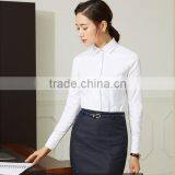 Stylish Design Chantilly White Shirt Strip Skirt Ladies Formal Suits Designs thumbnail-5