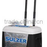 USA Made Igloo VTRIO Roller Cooler - 28 Quarts (41 Can Capacity), Features Non-marking Wheels and Telescopic Handle thumbnail-4