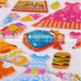 Children Puffy Sticker ,handbag Multicolor Decoration Stikcer Bubble DIY Sticker Foil Sticker thumbnail-5