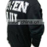 Great Workmanship Screen Print Classic Men Leisure Zipper Sweatshirt thumbnail-2