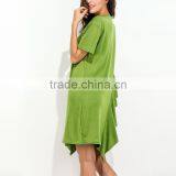 2017 New Fashion One-piece Loose Asymmetrical Dress thumbnail-3