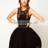 Prom Dress in Lace With Elastic Waist thumbnail-1