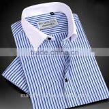 Custom Men Clothes 2017 New Fashion Men's Short Sleeve Summer Dress Shirts thumbnail-1