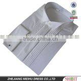 2016 White Wing Tip Collar Dress Tuxedo Shirt 1/2''X5 Pleats Each Side thumbnail-1