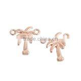Zinc Based Alloy Connectors Palm Tree Rose Gold thumbnail-3