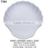 PAINT CERAMIC SHELL DISH Ceramic Ornaments Wholesale thumbnail-1