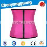 CYG-4 Steel Bones Waist Training Latex Under Bust Corset thumbnail-1