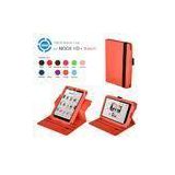 9 Inch Orange Simple Nook Leather Case Covers , Durable Anti Scratch