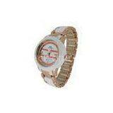 Trendy Womens Quartz Watch , OEM 3 ATM Sports Watch With Diamond Number thumbnail-1