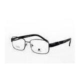 Stainless Steel / Memory Bridge Optical Spectacles Frames For Men Full Rim , Rectangular Shaped