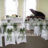 White Wedding Spandex Chair Cover for Banquet