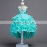 Fashion Kids Teenagers Cake Layered Dress Latest Designs Evening Gowns for Girls thumbnail-6