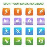 Customized Printing 22"x22" Soft 100% Polyester Square Bandana thumbnail-2