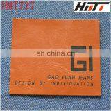 Custom Logo Embossed Leather Label