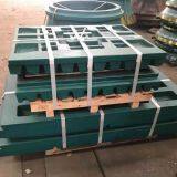 High Manganese Mn18Cr2 Casting Wear Parts Apply for Metso C160 Crusher Jaw Plate thumbnail-3