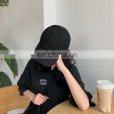 Wholesale Unisex Custom Logo Solid Color Blank Baseball Caps Sunscreen Sun Hat thumbnail-4