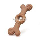 2021 Durable Pet Chew Toys for Small Dogs Bacon Flavored Tough & Teeth Cleaning Chewing Bones Dog Toys