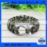 Wholesale Customer Cheap Escape Nylon Mountaineering Bracelet With Whistle thumbnail-1