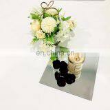 Glass Mirror Candle Plate for Wedding Christmas Party Table Decorations thumbnail-1