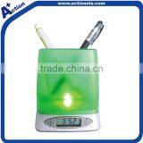 Pen Holder LED Light Digital Clock