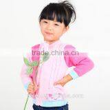 Autumn Cardigan Gilrs Cotton Sweater Computer Knitting Cardigan thumbnail-1