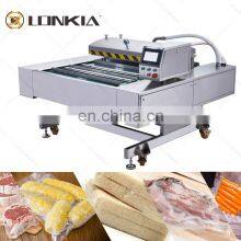 LONKIA Conveyor Rolling Belt Micro-computer Control Vacuum Packing Machine / Rolling Vacuum Bags for Packaging Machine thumbnail-3