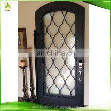 Simple Design Apartment Wrought Iron Gates Single Entry Patio Doors thumbnail-5