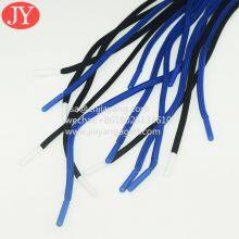 Custom Polyester Round Cord With Core Injetion Palstic Aglet Accept 8 kg Tensile Test Shoelace Aglet thumbnail-5