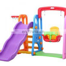Baby Plastic Castle Slide and Swing Play Set Mini Slide and Swing thumbnail-4