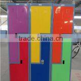 (DL-SL1) Colorful Customized Commercial Office Furniture Z Shape Steel Locker, L Shape Metal Locker, Slant Steel Locker thumbnail-4
