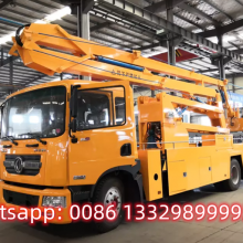 Factory Sale Good Price Dongfeng D9 20m-22m Hydraulic High Altitude Operation Vehicle for Sale thumbnail-4