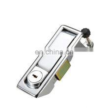 MS708A Plastic Drawer Handles Flat Lock Control Box Flat Electrical Control Panel Lock With Key