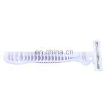 3PCS/Pack 3 Blades Disposable Women Hair Remove Razor Stainless Steel Ladies Bikini Razor Rubber Handle Lubricant Strip KL3-05W thumbnail-3