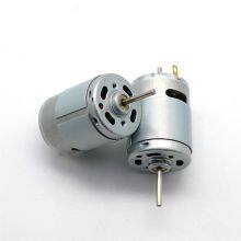 RS-385 High Speed Micro DC Motor Brushed Metal Stainless Steel Gear Motor 24V for Power Tools Popping Machines Massage Equipment thumbnail-4