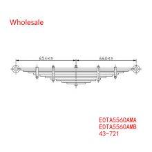 E0TA5560AMA, E0TA5560AMB, 43-721 Medium Duty Vehicle Rear Wheel Spring Arm Wholesale For Ford thumbnail-2