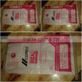 Cement Valve Sack Customized Recycled pp Woven Cement Bags