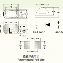 SMD 3020 Infrared (IR) Pair, IR Diode Pair for Light Control, Linear Dimming, Newopto SMD thumbnail-3