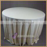 SQN#47 High Quality Wedding Party Cream Beige Sequin Restaurant Table Cloth thumbnail-2