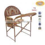 Wholesale Knock Down Metal Muslim Prayer Chair Folding Church Chair thumbnail-1